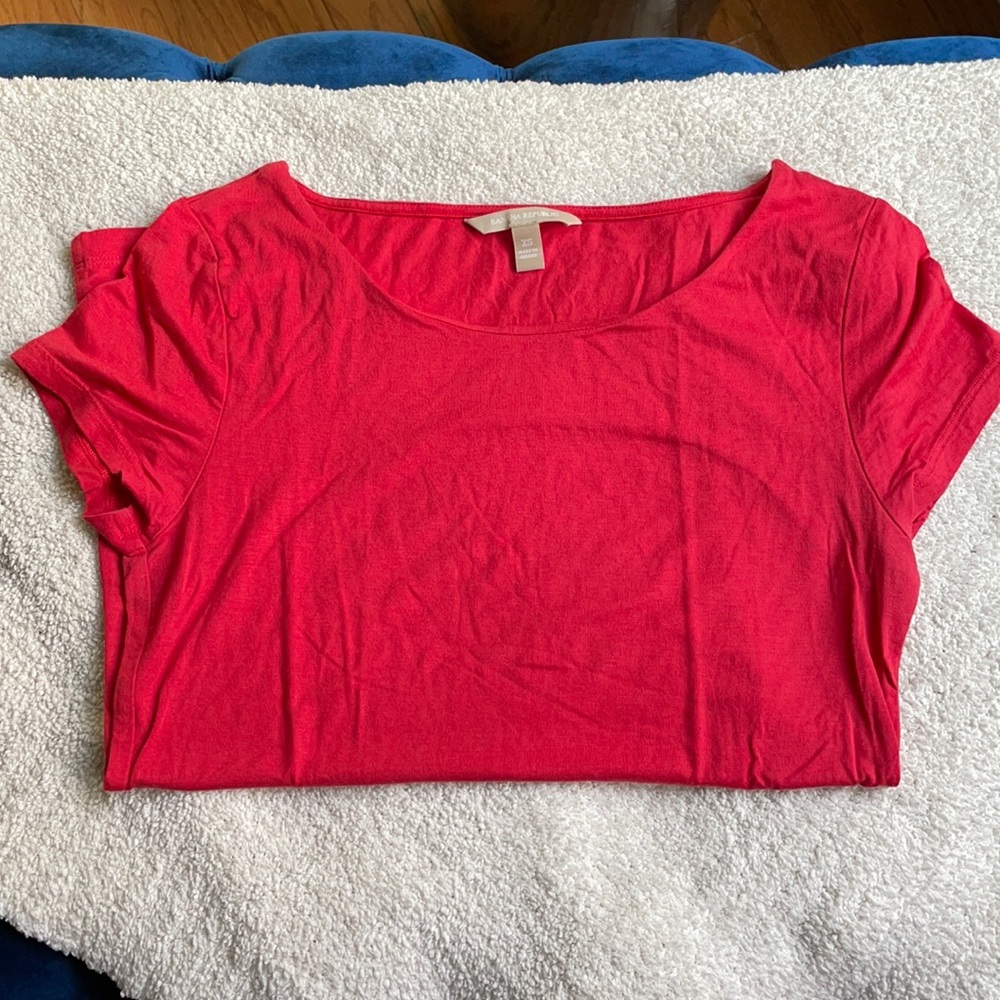 Banana Republic-fitted t-shirt-size xs